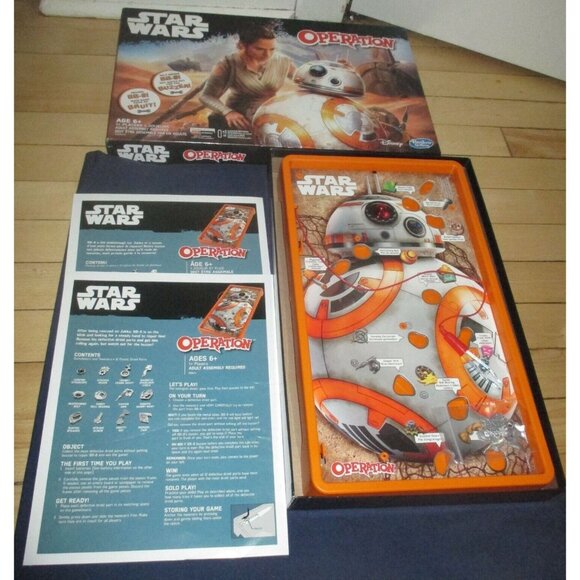 Star Wars BB-8 Edition Operation Game Board game (2016) (works good !) - Picture 2 of 3